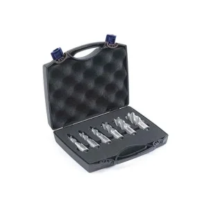 Evolution 6 pc Annular HSS Mag Drill Cutter Set 9/16″ – 1″, 1″ Depth | A-CC6SET-1