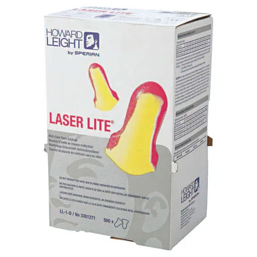 Honeywell Laser Lite Uncorded Earplugs – 500PR/BX | 154-LL-1-D