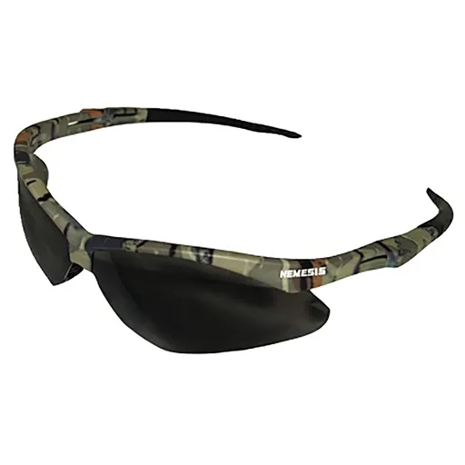 KleenGuard Nemesis Safety Glasses- Camo, Smoke Lens | 412-22609
