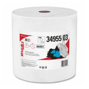Wypall X60 Disposable Wiper – 12.4 in – 13.4 in – White | 412-34955
