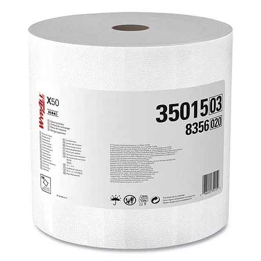 Wypall X50 Disposable Wiper – 12.2 in – 9.8 in – Blue | 412-35015