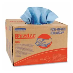 Wypall X80 Disposable Wiper – 16.8 in – 12.5 in – Blue | 412-41041