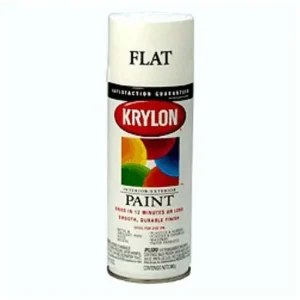 Krylon Spray Paint – 12 oz – Flat White | K01502