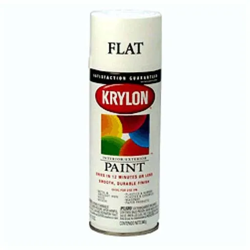Krylon Spray Paint – 12 oz – Flat White | K01502