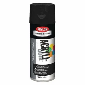Krylon Spray Paint – 12 oz – Semi Flat Black | K01613A07
