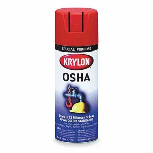 Krylon Spray Paint – 12 oz – Safety Red | K02116