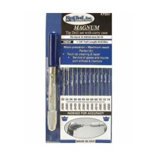 KG Tip Drill Set – Magnum Tip Drill Bits | 422-KTD01