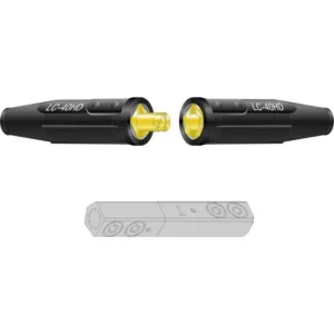 Lenco LC-40HD Cable Connector, Double Oval-Point Screw, Black | 05060