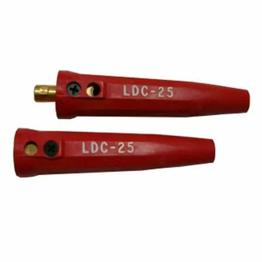 Lenco LDC-25 Machine Cable Connector – Red – Male | 05424