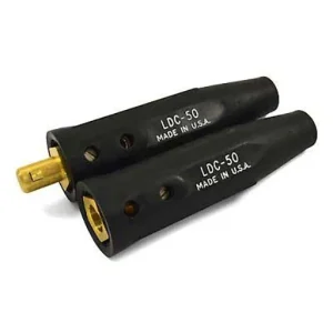 Lenco LDC-50 Cable Connector – Male/Female – Black | 05430