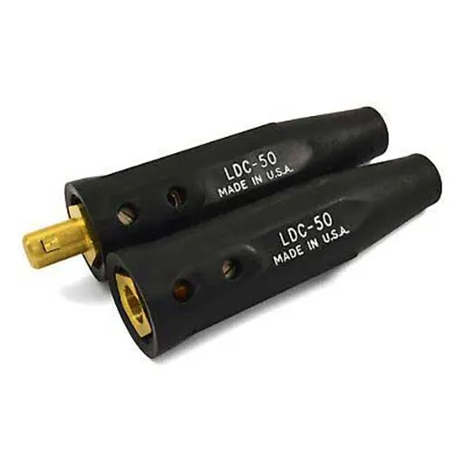 Lenco LDC-50 Cable Connector – Male/Female – Black | 05430