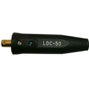 Lenco LDC-50 Cable Connector – Male Half – Black | 05433