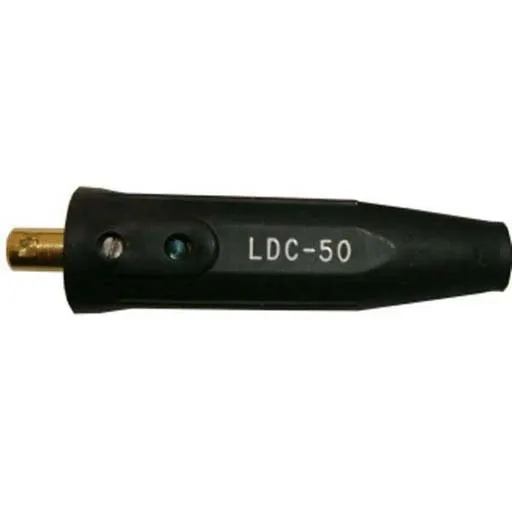 Lenco LDC-50 Cable Connector – Male Half – Black | 05433