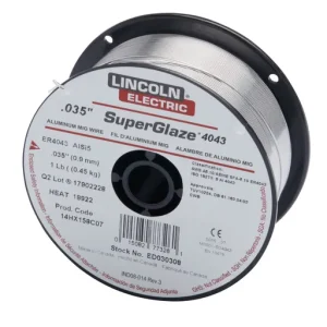 Lincoln Electric SuperGlaze 5356 MIG (GMAW) Wire, 0.035″, 1 lb Spool | ED030312