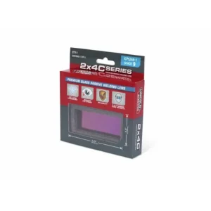 Lincoln Electric 2x4C Series Premium Glass Passive Welding Lens – Shade 9 | KP5268-1