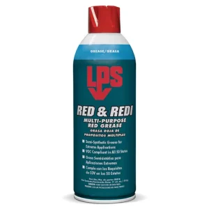 LPS Red & Redi Multi-Purpose Red Grease, 11 oz Aerosol | 428-05816