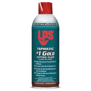 LPS Tapmatic #1 Gold Cutting Fluid, 11 oz Aerosol | 428-40312