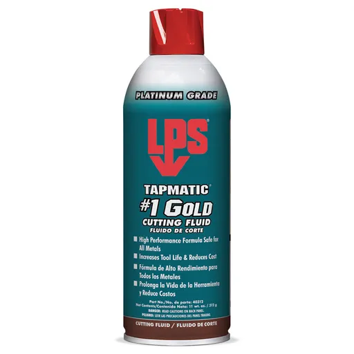 LPS Tapmatic #1 Gold Cutting Fluid, 11 oz Aerosol | 428-40312