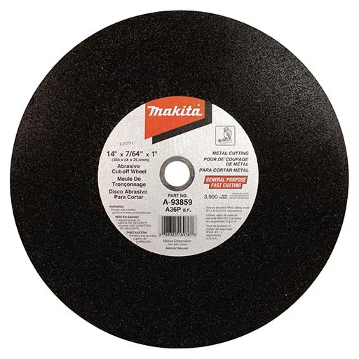 Makita Cut-Off Wheel – 14 in | A93859-5