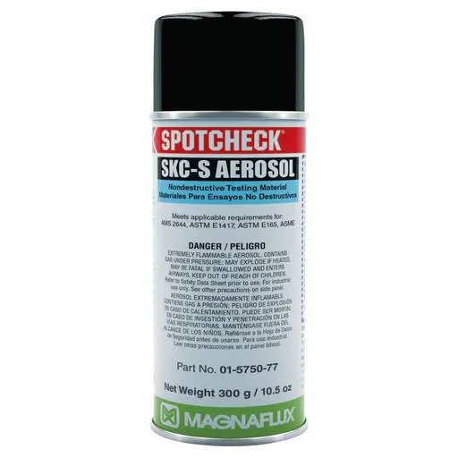 Magnaflux Spotcheck SKC-S, Cleaner and Remover, 10.5 oz, Aerosol Can | 387-01-5750-78