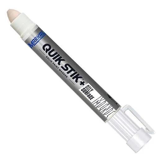 Markal Quik Stik+ Oily Surface Mini Solid Paint Marker – White | 028770