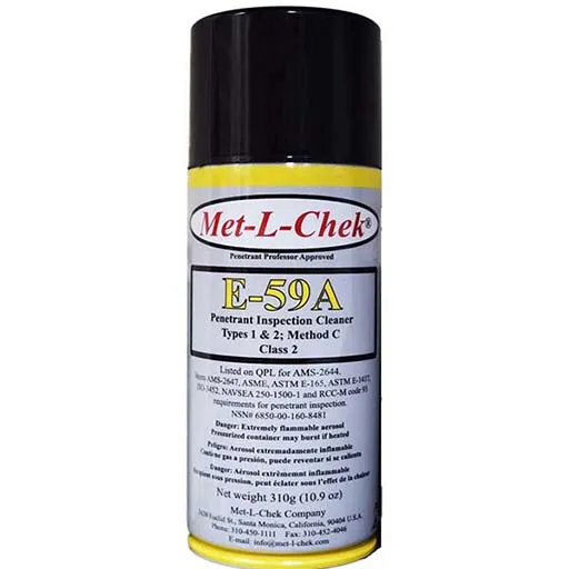 Metlchek CLEANER & REMOVER NDT E59A 16 | 29064-0001