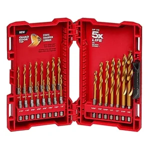 Shockwave Drill Bit Set – Twist Drill Bits | 48-89-4631