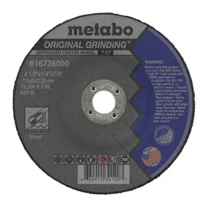 Metabo Depressed Center Wheel – 4-1/2 in | 616726000