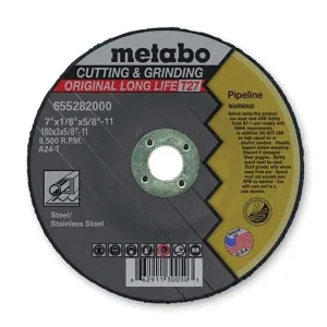 Metabo Depressed Center Wheel – 7 in – 1/8 in | 655282000