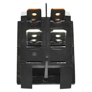 Miller On/Off Switch – DPST 10 A 250 VAC On-Off Black Rocker | 116830