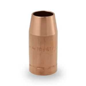 Miller Electric Heavy Duty Nozzle, Copper, 3/4″ Orifice, Straight, Screw On | 199617