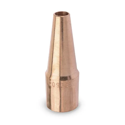 Miller Heavy Duty Screw-On Tapered Nozzle, 3/8″ Orifice, Copper, Roughneck | 209035