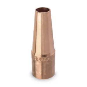 Miller Heavy Duty Screw-On Tapered Nozzle, 1/2″ Orifice, Copper, Roughneck | 209036