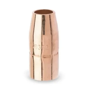 Miller Electric Gun Nozzle, Flush, 1/2″, Copper | 246372