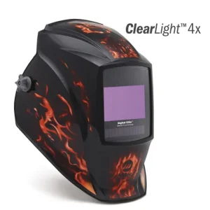 Miller Electric Digital Elite Series Helmet, Inferno, ClearLight 4x | 296772