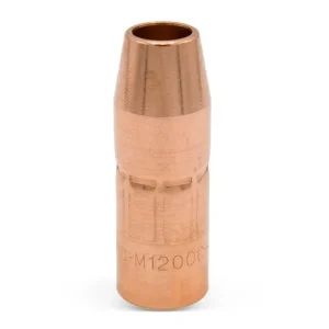 Miller Electric AccuLock MDX Thread-On Nozzle 1/2″ O, Flush Tip, Copper 2 pk | NS-M1200C