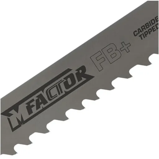 MK Morse M-Factor FB+ Carbide Tip Band Saw Blades, 21′ 8″ L, 1/2″ W, 0.025″ T | 8034032600