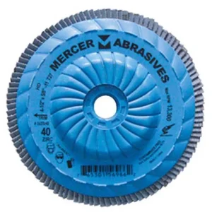Mercer Abrasives Flap Disc – 40 – 5/8 in – Type 27 | 262T040