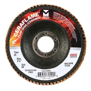 Mercer Abrasives Flap Disc – 40 – 7/8 in – Type 29 | 349040