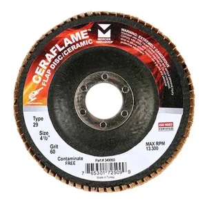 Mercer Abrasives Flap Disc – 60 – 7/8 in – Type 29 | 349060