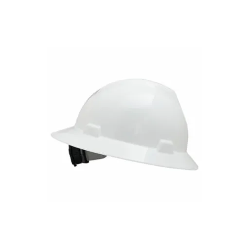 V-Gard Hard Hats Full Brim – White | 454-475369