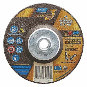 Norton – Quantum3 Depressed Center Wheel – 4-1/2 in | 66252839423