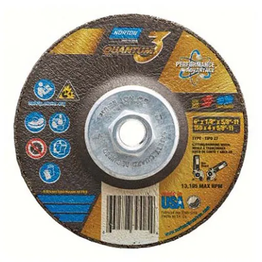 Norton – Quantum3 Depressed Center Wheel – 6 in | 66252839428