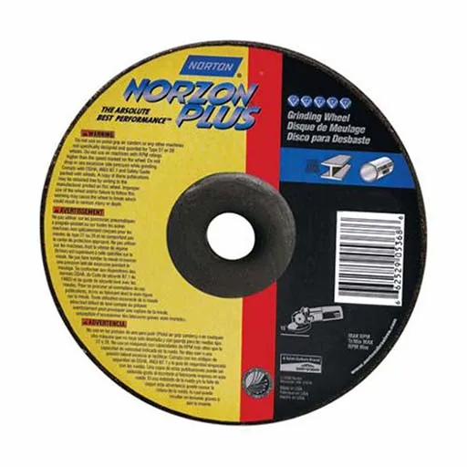Norton – Norzon Plus Depressed Center Wheel – 1/8 in – 3 in | 66252842177