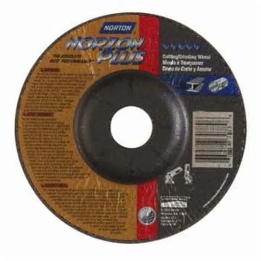 Norton – Norzon Plus DC518NZP Depressed Center Wheel – 5 in | 66252843331