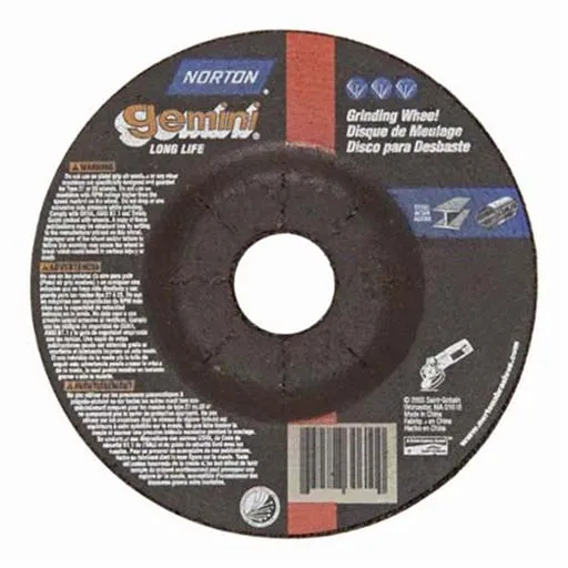 Norton – Gemini Depressed Center Wheel – 7 in | 66252940149