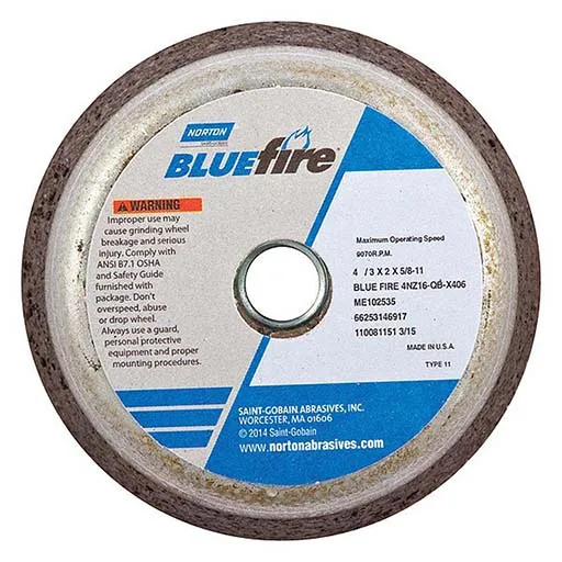 Norton – Bluefire NV Snagging Cup Wheel – 4 in | 66253146917
