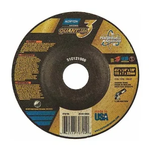 Norton SG Depressed Center Wheel – 1/4 in – 4-1/2 in | 66253370794