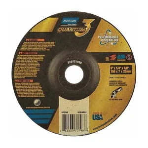 Norton – Quantum 3 SG Depressed Center Wheel – 0.25 in – 6 in | 66253370798