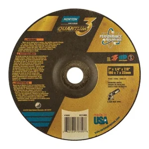 Norton – Quantum 3 SG Depressed Center Wheel – 7 in | 66253370800